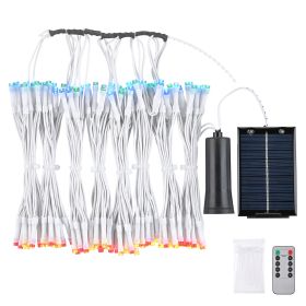Solar patio umbrella light RGBY
